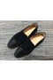 Zamszowe Лоферы Christian Louboutin Spooky RXL z nitami w kolorze Czarnym