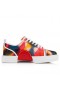 Buty Christian Louboutin Adolon Junior Z Nylonu Cl Varsity Illusion I Kolorowych skóry Nappa CL Shoes