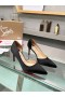 Christian Louboutin Iriza / czółenka 85 mm Z Poly-satyna, Czarne Buty Christian Louboutin
