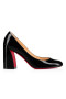 Czółenka Christian Louboutin Miss Sab 85 Mm z lakierowanej skóry w kolorze Czarnym Christian Louboutin
