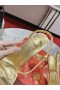 Sandały Christian Louboutin Rosalie 100 Mm z Opalizującym skóry ze Złotym металликом
