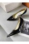 Czółenka Jimmy Choo Love 85 z Cielęcej skóry z Logo JC w Kolorze Czarnym