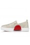 Buty Christian Louboutin Adolon Boat Z nylonu Albatre Buty Christian Louboutin
