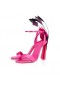 Christian Louboutin Condora Queen Plume 100 mm Klapki Z Poly-jedwabiu i Piór Glam CL Shoes