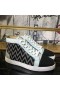 Christian Louboutin Louis Orlato Wysokie buty z zamszu Żakardowe tkaniny Kolorowe kolory
