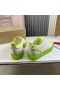 Buty Christian Louboutin Adolon Junior Z niskim piszczelą Ze skóry Neon-Żółty