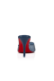 Buty Christian Louboutin Apostropha Mule Z siatki i strass 80 mm kolor Niebieski CL