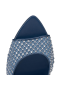 Buty Christian Louboutin Apostropha Mule Z siatki i strass 80 mm kolor Niebieski CL