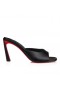 Christian Louboutin Condora Mule 85 mm Мюли Ze skóry Nappa Czarne Buty Christian Louboutin