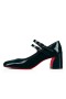 Christian Louboutin czółenka Miss Jane z Lakierowanej skóry 55 mm Zielony Christian Louboutin