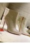 Botki Christian Louboutin So Kate z Welurowe Crystal Establishment Veau ze Złotym металликом