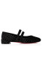 Christian Louboutin Buty Sweet Jane Plum Z Dżetów, Aksamitne Czarne Buty Christian Louboutin