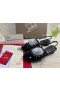 Christian Louboutin Sweet Janispikes Baleriny Z Lakierowanej Skóry Cielęcej W Kolorze Czarnym