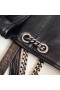 Torebka Saint Laurent Medium Niki Bag Z Czarnej Жатой skóry Saint Laurent Bag