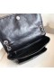 Torebka Saint Laurent Medium Niki Bag Z Czarnej Жатой skóry Saint Laurent Bag