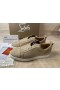 Christian Louboutin Z niskim dachem F. A. V. Fique A Vontade Z szarej skóry Sasso