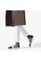 Szare aksamitne buty Christian Louboutin z niskim dachem Louis Junior Orlato Version