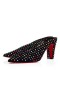 Japonki Christian Louboutin Veryvee Strass Boum 85 mm Bk/mix Multi/lin Bk-multi-zamsz