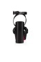 Platformy Christian Louboutin Movide Brio 130 mm Czarny/lin Black Nappa