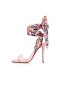 Fetysz-sandały Christian Louboutin 100 mm Vers Poupee-multi/patent lin Poupee