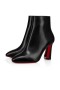 Christian Louboutin Spikita Booty So Eleonor 85 mm Czarne Buty z Cielęcej skóry