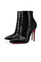 Christian Louboutin Spikita Booty So Kate 100 mm Czarny/lin Black Patent