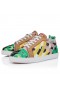 Christian Louboutin Louis Junior Sneakers Gaagal Coated Canvas Citronnade