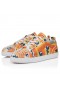 Christian Louboutin Louis Junior Spikes Sneakers Gaagal Coated Canvas Magma
