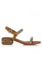Christian Louboutin Pyrasand 30 Mm Strappy Sandals Waxed Calf Leather Terra