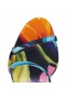 Christian Louboutin Rosa Z 80 Mm Sandals "Flower" Printed Crepe Satin Multicolor