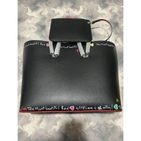 Christian Louboutin Cabata East West Torba-Тоут Z Drukowanych skóry w Kolorze Czarnym CL Bag