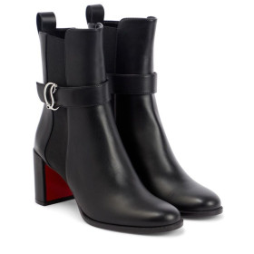 Christian Louboutin Buty Skórzane Chelsea Booty Czarne Buty Christian Louboutin