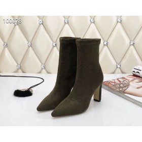 ÐоÑилÑон Jimmy Choo 85 mm Z Zamszu Armii Zielony