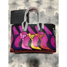 Christian Louboutin Cabata Skórzana torba-Тоут Pensee Flower Torby Christian Louboutin