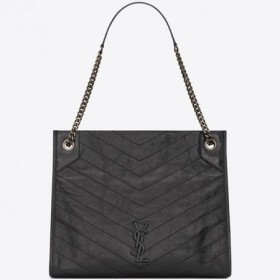 Torba na zakupy Saint Laurent Medium Niki Storm Torebki Skórzane Saint Laurent