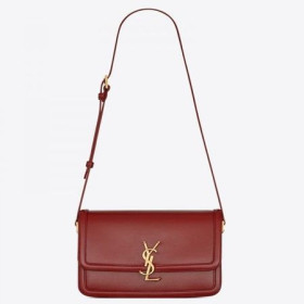 Årednia Torebka Saint Laurent Solferino Bordeaux skóra cielÄca Torby Saint Laurent