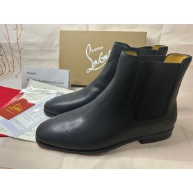 Buty Christian Louboutin Samson Z Czarnej Skóry