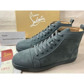 Wysoki top Christian Louboutin Louis Oralto Vida Top Islande Szary skóra cielęca