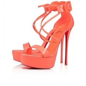 Patent Christian Louboutin na platformy Choca 150 mm Drag/lin Drag
