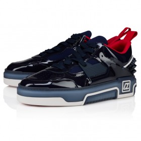 Christian Louboutin Astrocool Sneakers Lamb Nappa Leather Zaffiro