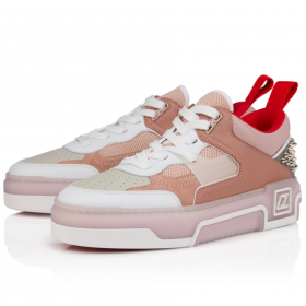 Christian Louboutin Astroloubi Sneakers Calf and Nappa Leather Multicolor