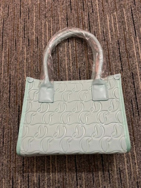 Christian Louboutin De Partea Mea CL Monograma Tote Sac Verde