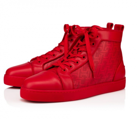 Christian Louboutin Louis Orlato Rosu Mare-Partea De Sus Din Piele De Vițel De Pantofi Christian Louboutin