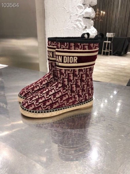 Dior Chez Moi Granville Glezna Cizme Rosii