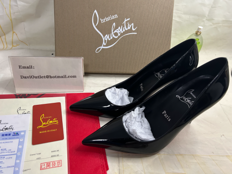 Christian Louboutin Miss Z 100 Mm, Pompe De Brevete Din Piele Negru