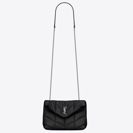 Saint Laurent Loulou Puffer Sacul Cu Jucării Noir Miel Saint Laurent Saci