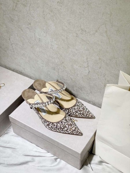 Jimmy Choo Bing 65mm Sclipici Catâri Cristal