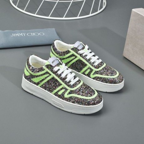 Jimmy Choo Hawaii F Low-Top Adidași Galben Fluorescent
