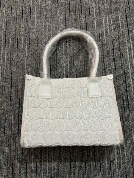 Christian Louboutin De Partea Mea CL Monograma Tote Geanta Bej Christian Louboutin Saci