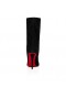 Christian Louboutin Astrilarge Prada 100 Mm Cizme Veau Velur Negru Pantofi Christian Louboutin
